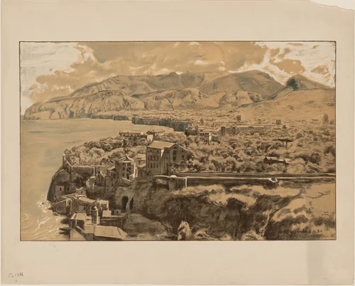 Sorrento by Hans Thoma, print, 1909