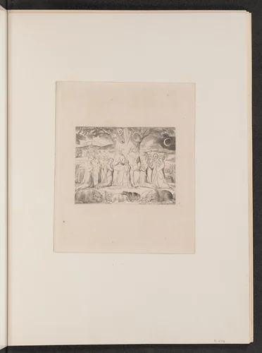 Job and His Family by William Blake, portfolio, 1825