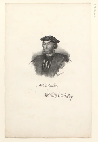 Portret van Martin du Bellay by anonymous, print, 1818-1842
