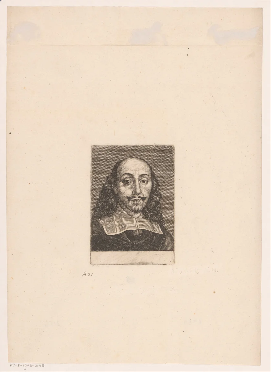 Portret van Christoph Sigismund von Thill by Johann Carl von Thill, print, 1634-1676
