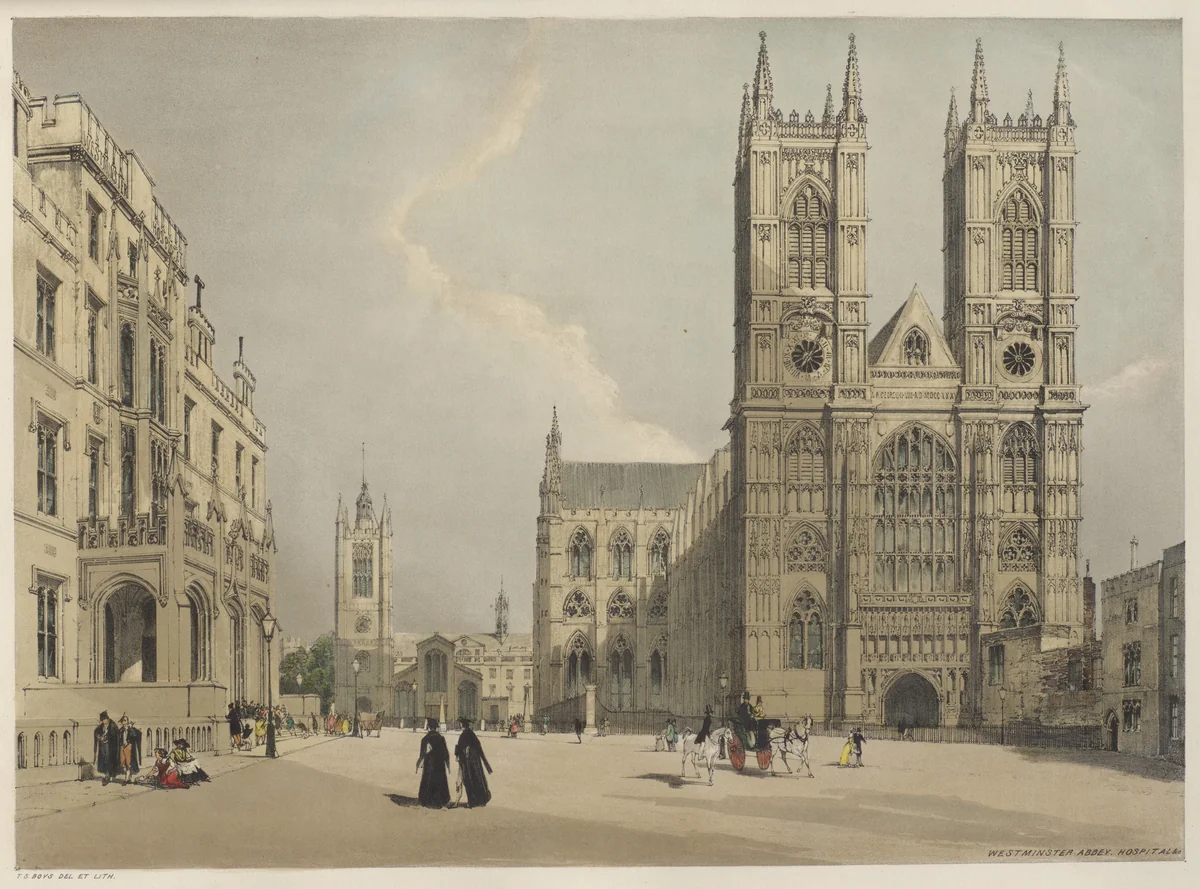 London As It Is: Westminster Abbey by Thomas Shotter Boys, book, 1842