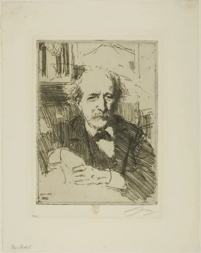 Marcellin Berthelot by Anders Zorn, print, 1906