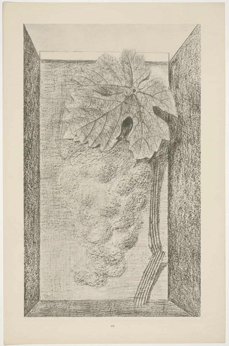 The Idol (L'Idole) from Natural History (Histoire naturelle) by Max Ernst, print, 1925