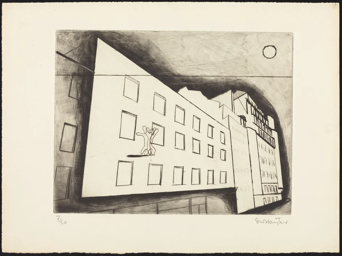 Rue d'Assas by Stanley William Hayter, portfolio, 1930