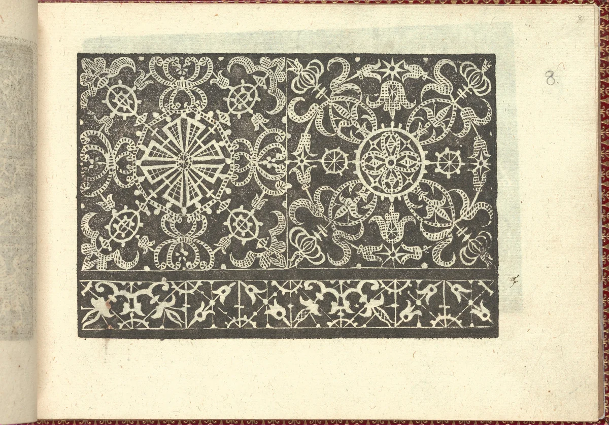 Corona delle Nobili et Virtuose Donne: Libro I-IV, page 8 (recto) by Cesare Vecellio, book, 1601