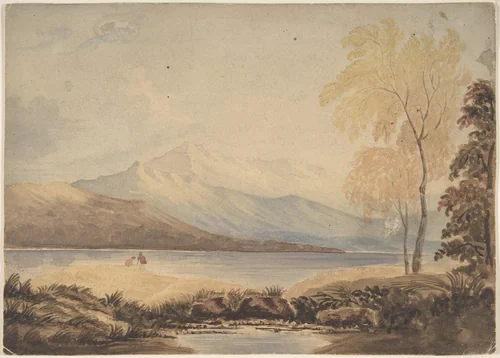 Lakeland Landscape by Copley Fielding, drawing, 1800-1850