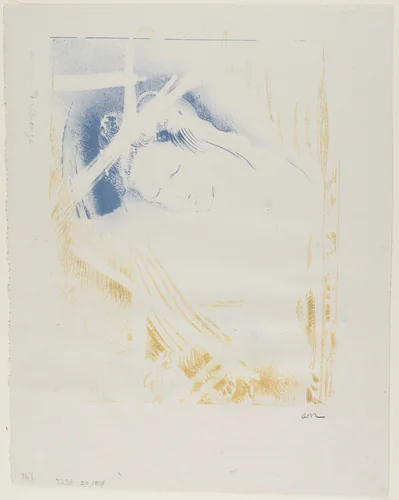 The Shulamite by Odilon Redon, print, 1897