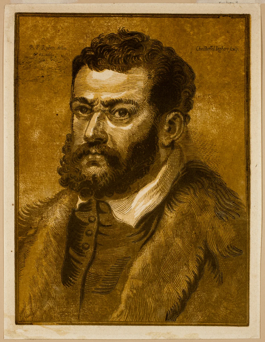 Portrait of Doge Giovanni Cornaro by Christoffel Jegher, print, 1632-1636