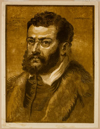 Portrait of Doge Giovanni Cornaro by Christoffel Jegher, print, 1632-1636