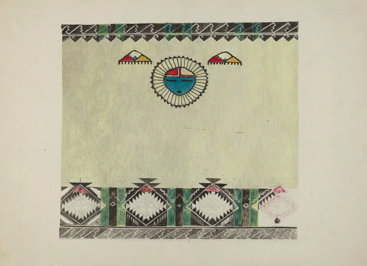 Blanket by American 20th Century, index of american design, 1935-1942