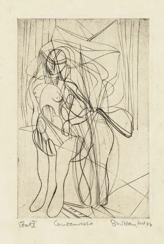 Centauresse by Stanley William Hayter, print, 1943-1944
