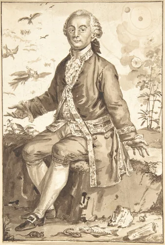 Portrait of G.-L. Leclere, Comte de Buffon by Jean-Baptiste-François Bosio, drawing, 1780-1827