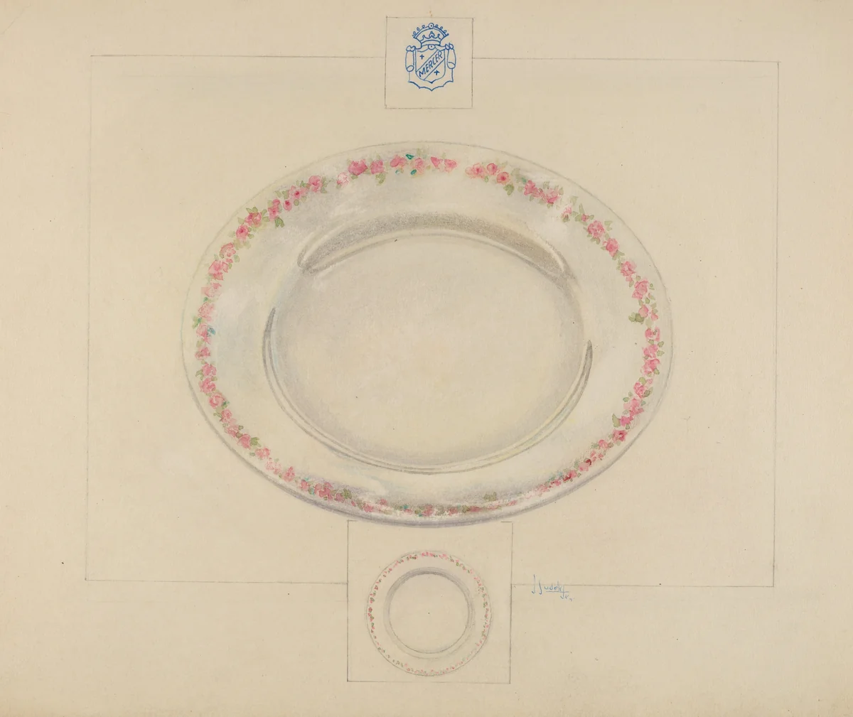Cake Saucer by Joseph Sudek, index of american design, 1936