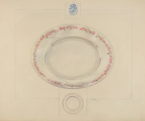 Cake Saucer by Joseph Sudek, index of american design, 1936