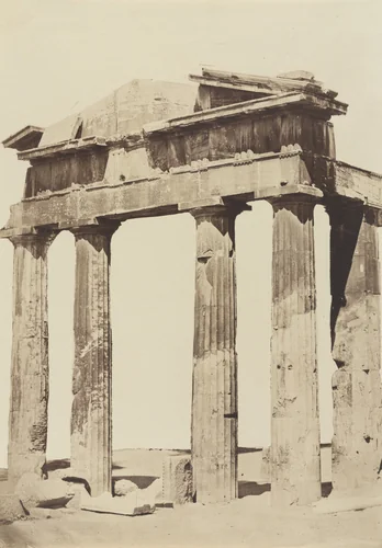 Gate of the Agora, Athens by D. Constantin, photograph, 1860