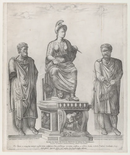 Roma Victrix, from "Speculum Romanae Magnificentiae" by Nicolas Beatrizet, print, 1549
