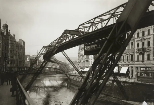 Suspension Railway, Elberfeld by August Sander, photograph, 1913