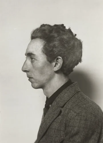 Sculptor [Hans Schmitz] by August Sander, photograph, 1923