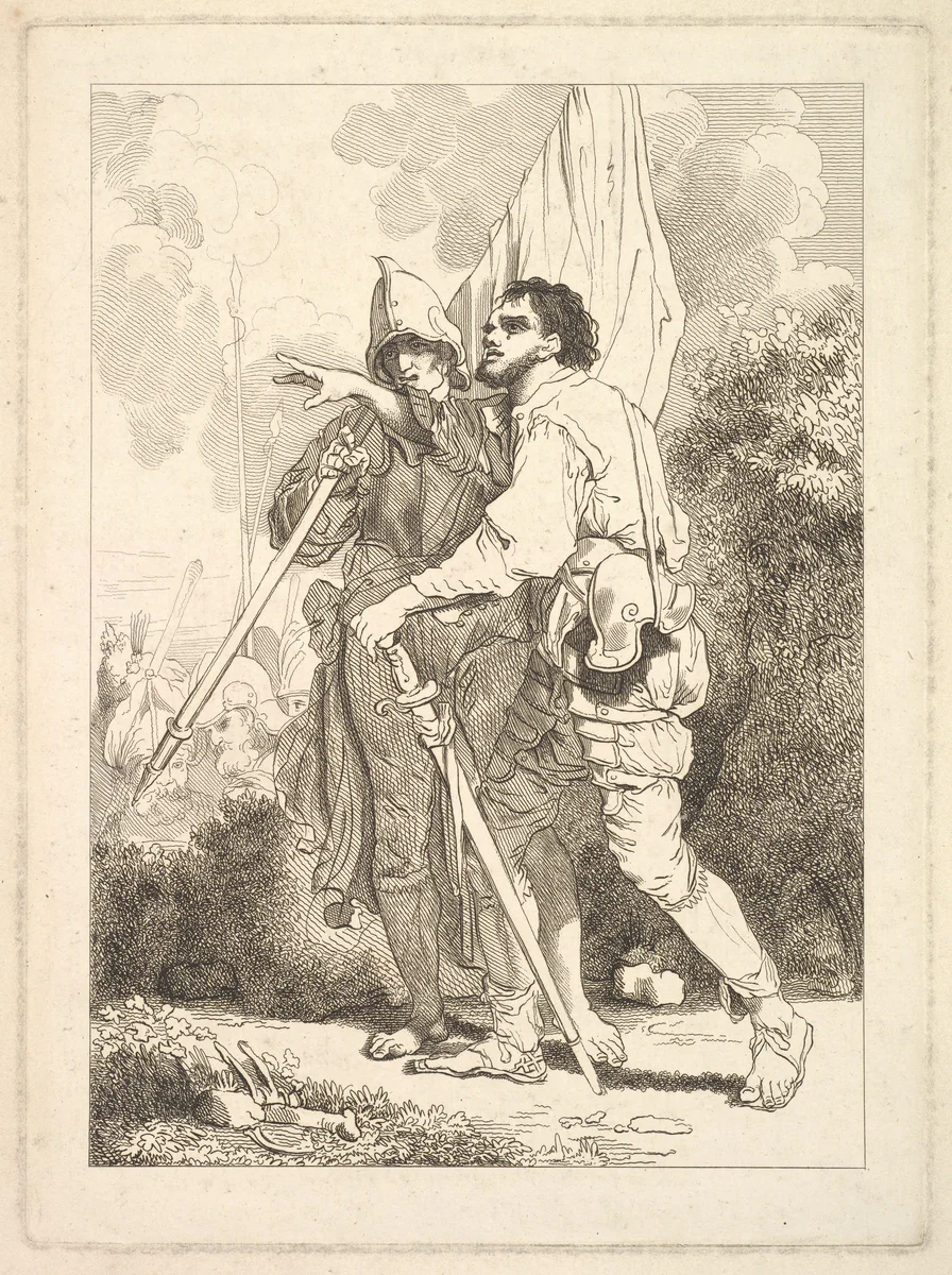 Going Out in the Morning, from "Banditti Variously Employed" by Robert Blyth, print, 1779