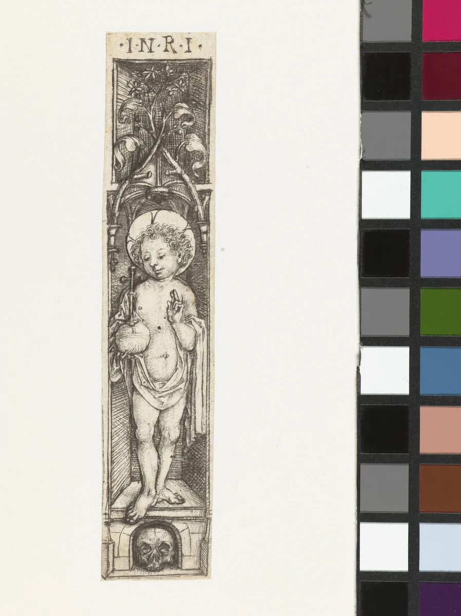 Het zegenend Christuskind by Meester van het Amsterdamse Kabinet, print, 1488-1492