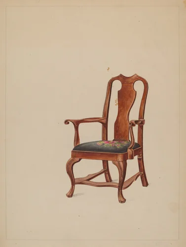 Chair (Host) by Francis Law Durand, index of american design, 1935-1942