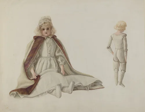 Doll by Stella Mosher, index of american design, 1941