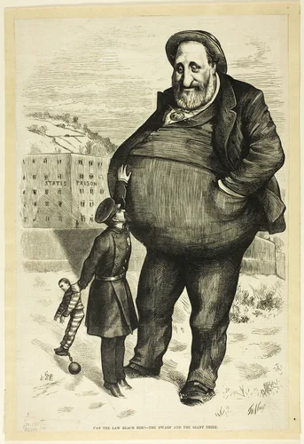 Can the Law Reach Him? by Thomas Nast, print, 1801-1900