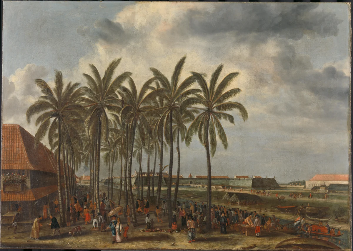 The Castle of Batavia by Andries Beeckman, painting, 1662