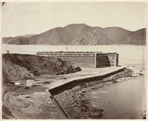 San Francisco Bay by Carleton Watkins, photograph, 1855-1874