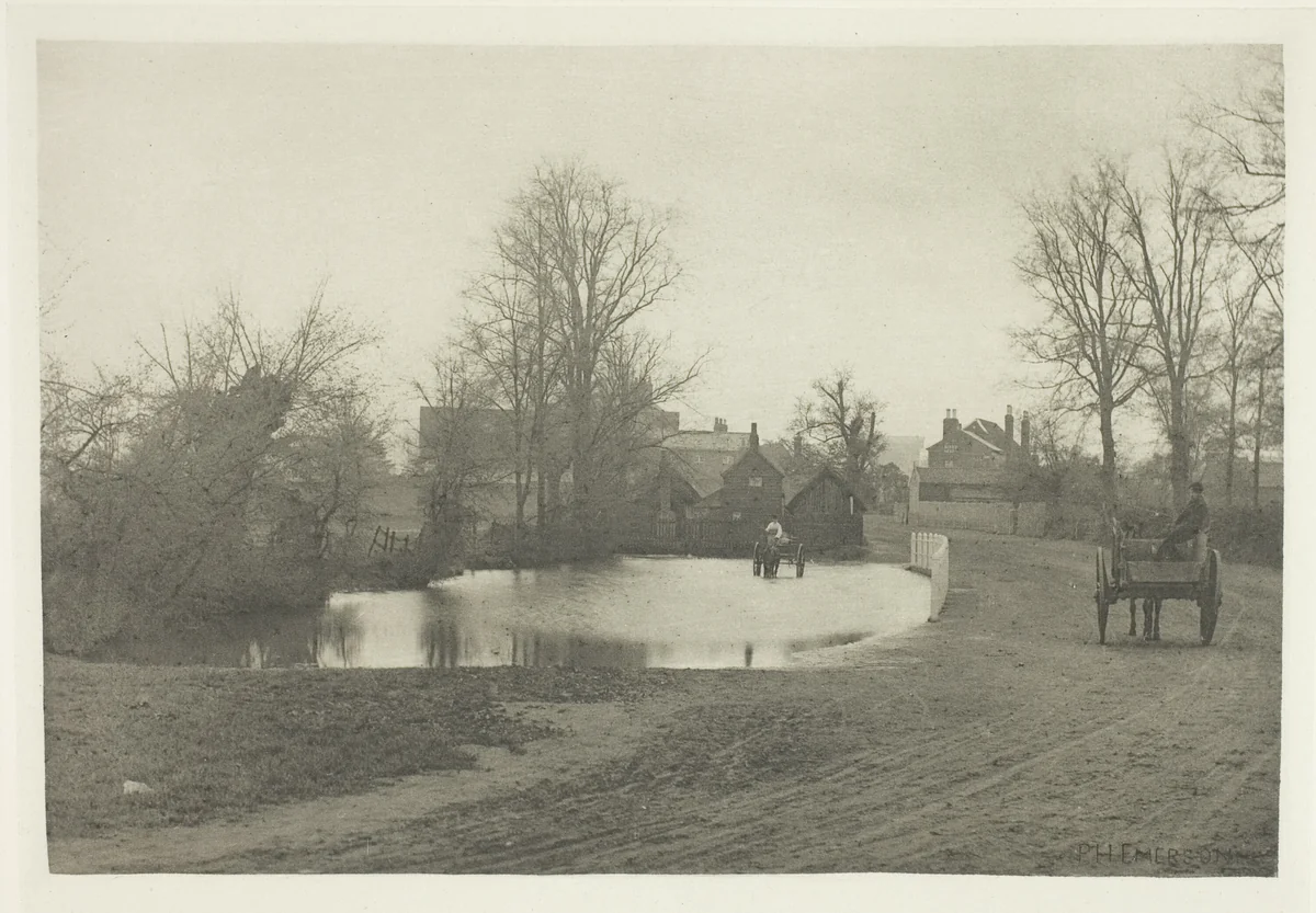Hoddesdon, Herts by Peter Henry Emerson, print, 1880-1888