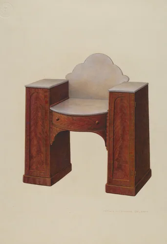Dressing Table by William H. Edwards, index of american design, 1939