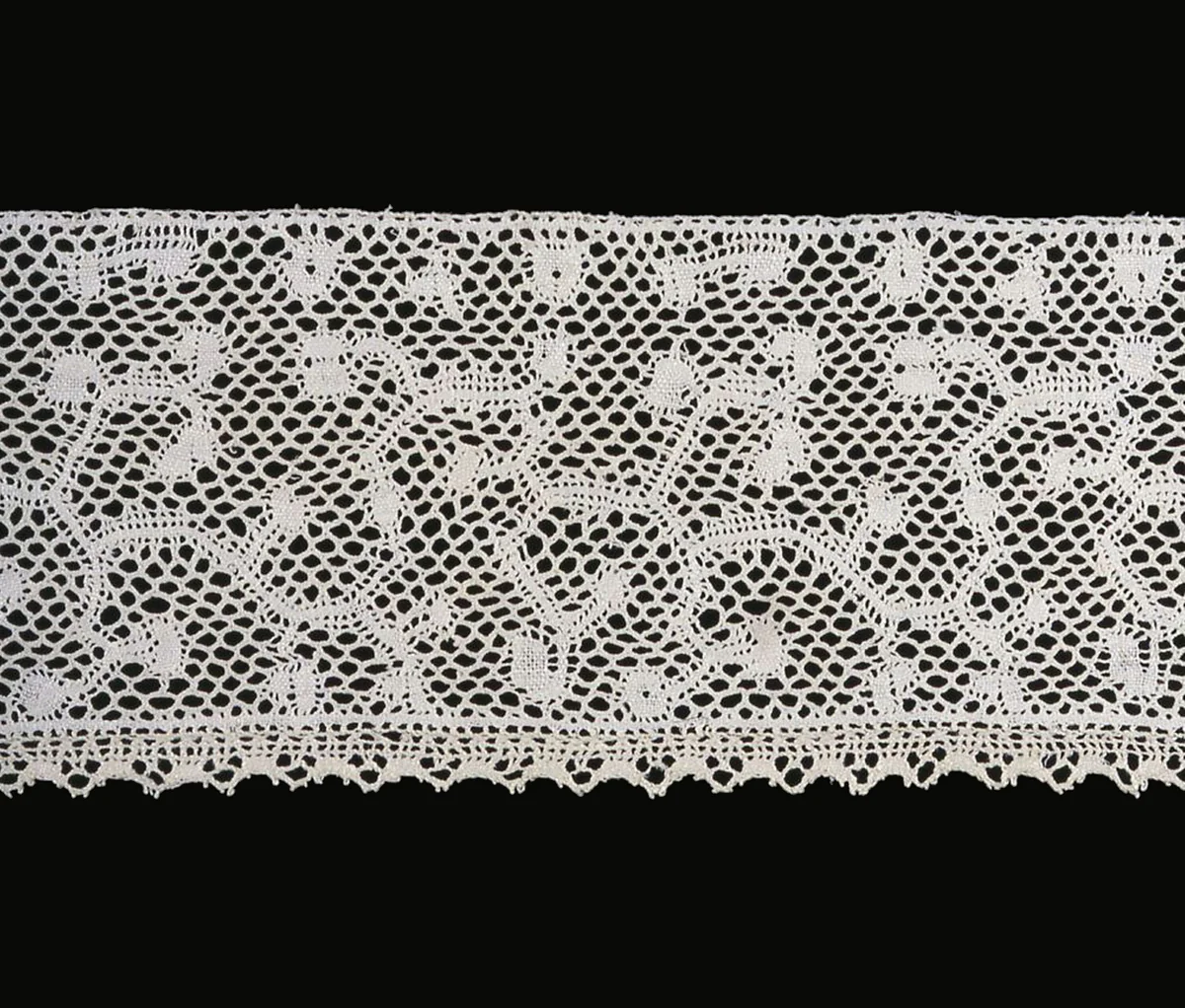 Border by Italy, textile, 1750-1800