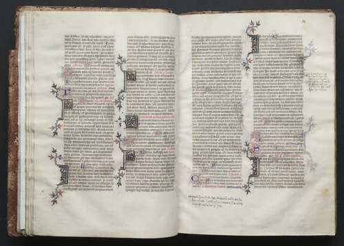 The Gotha Missal: Fol. 22r, Text by Master of the Boqueteaux, book, 1370-1380