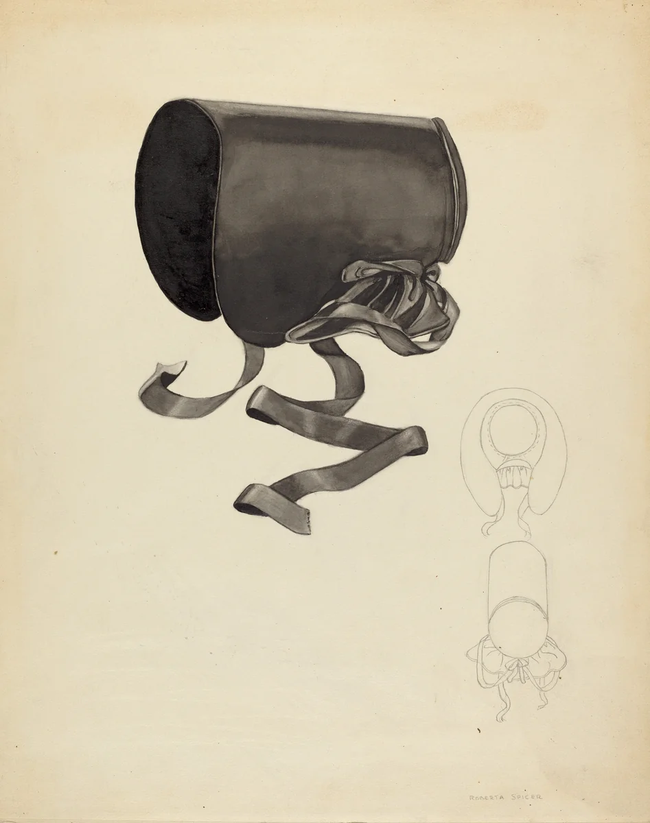 Bonnet by Roberta Spicer, index of american design, 1940