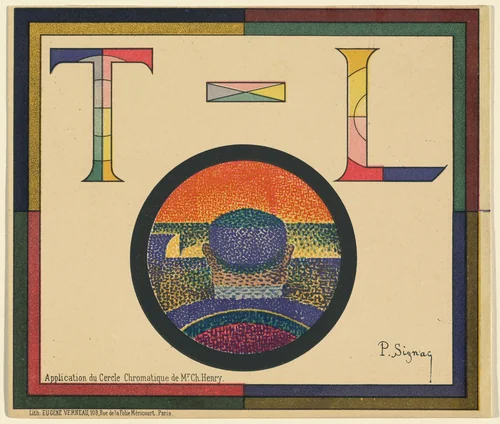 Application du Cercle Chromatique de Mr. Ch. Henry by Paul Signac, print, 1889