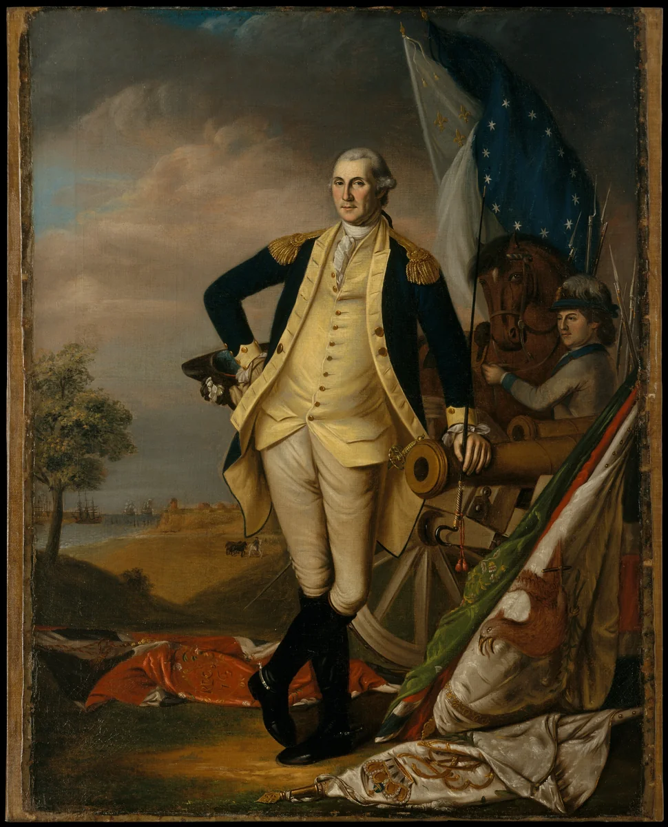 George Washington by James Peale, artwork, 1779-1782