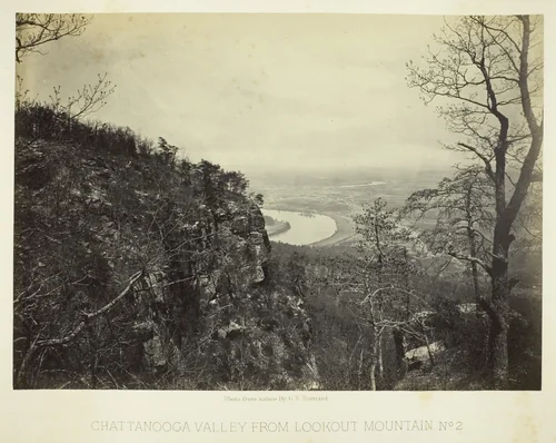 Chattanooga Valley from Lookout Mountain, No. 2 by George Barnard, photograph, 1864-1866
