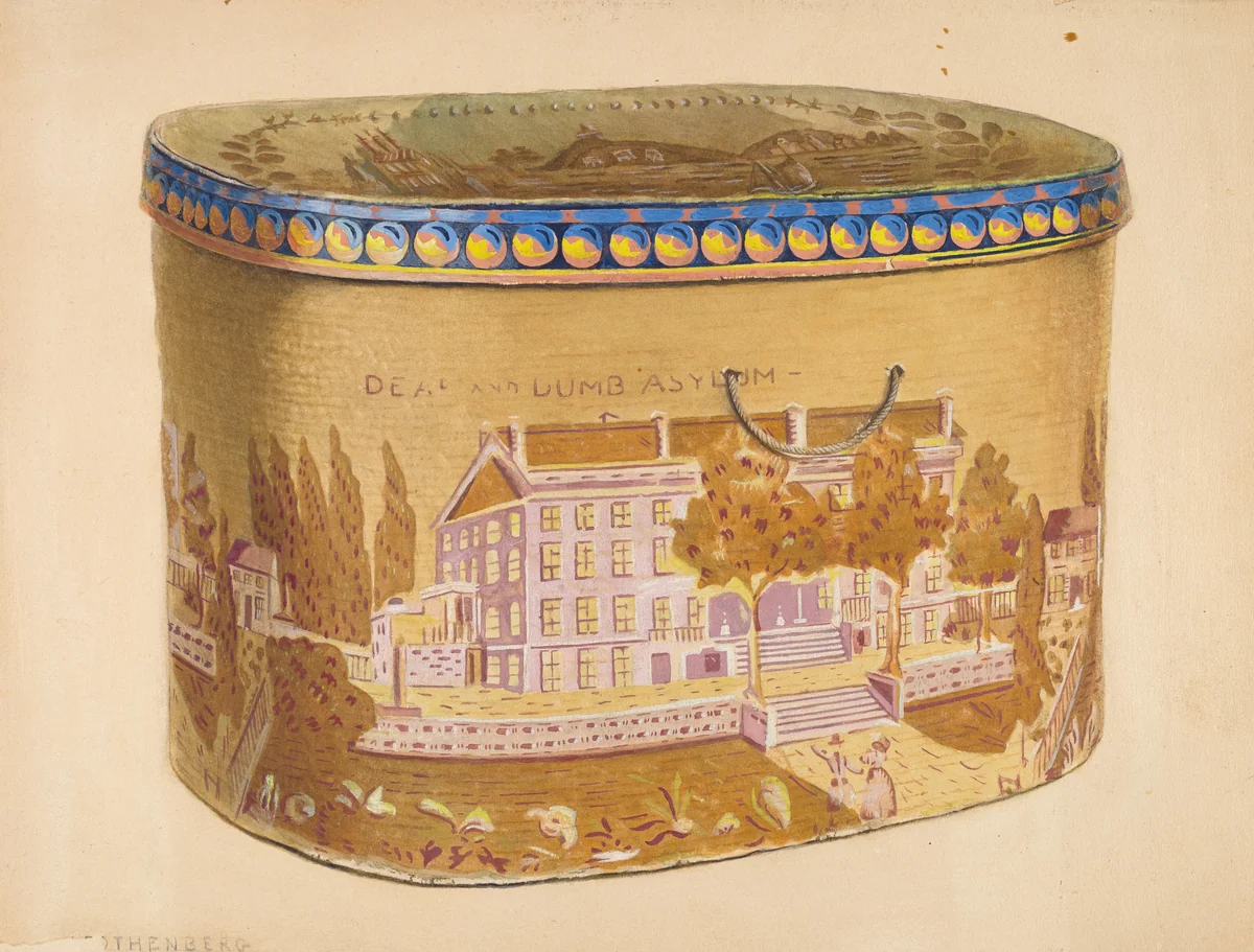 Bandbox by Joseph Rothenberg, index of american design, 1939