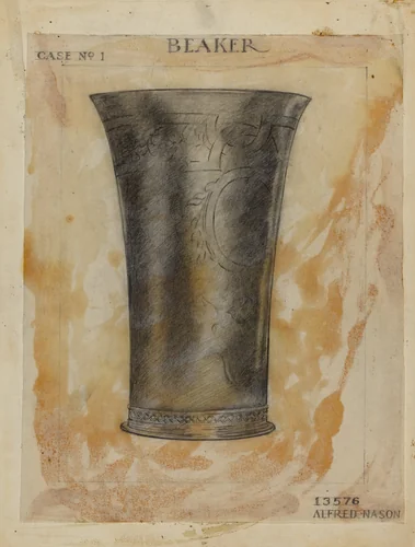 Silver Beaker by Alfred Nason, index of american design, 1935-1942