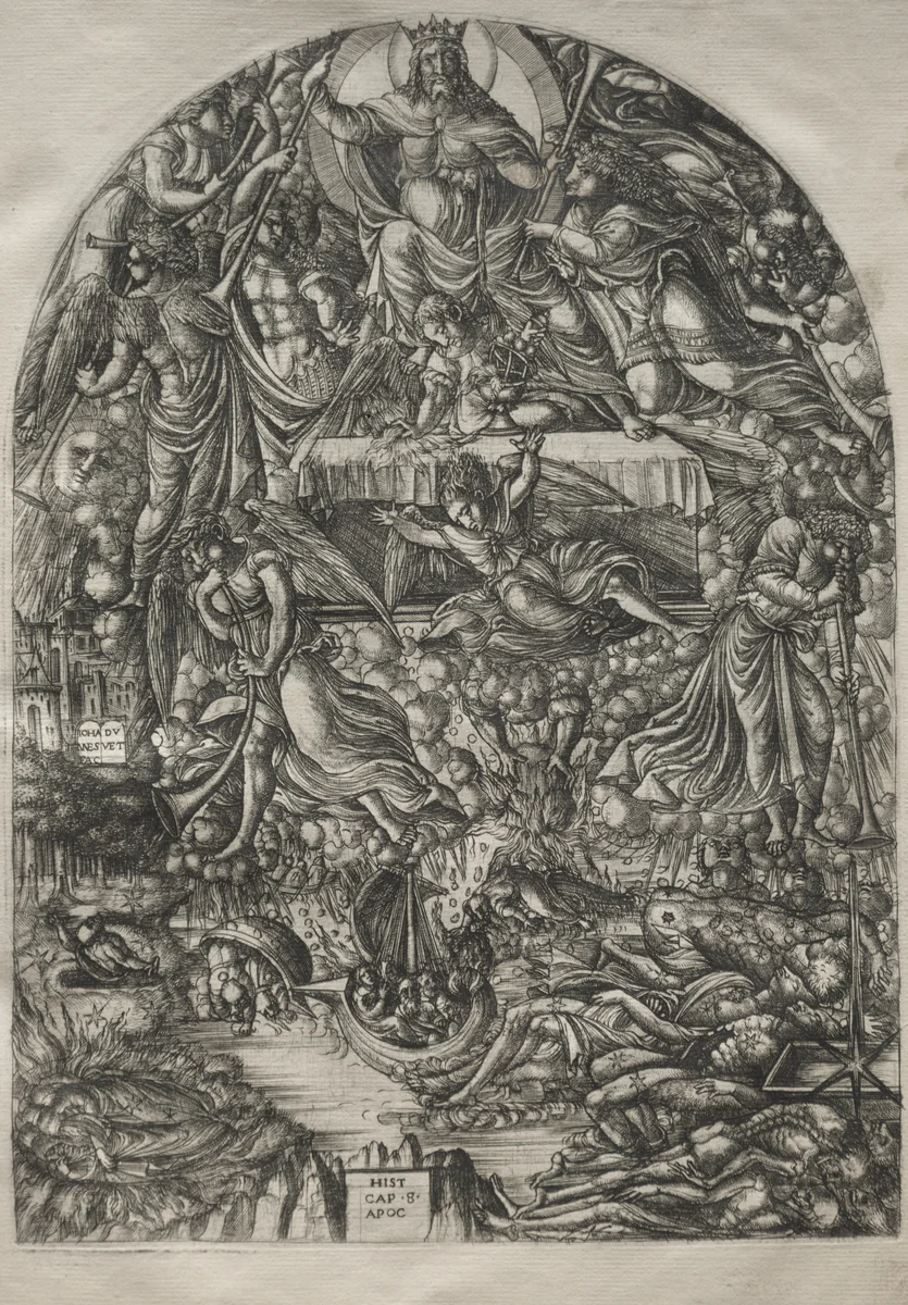 The Apocalypse: The Opening of the Seventh Seal by Jean Duvet, print, 1546-1556