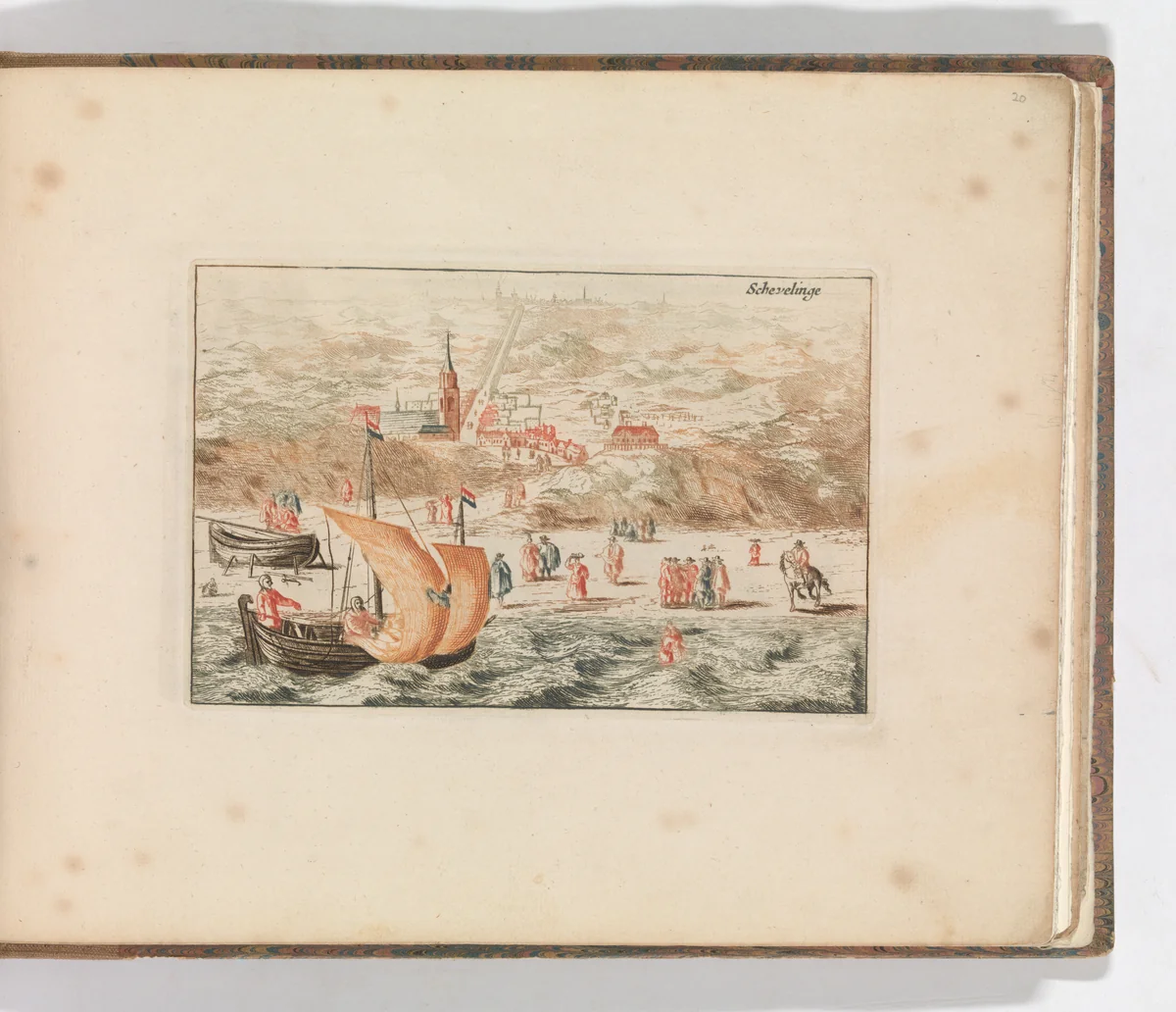 'Schevelinge', in: Tooneel Der Voornaamste Nederlands Huizen, En Lust Hoven, Naar T Leven Afgebeeld by Carel Allard, book, 1660-1693