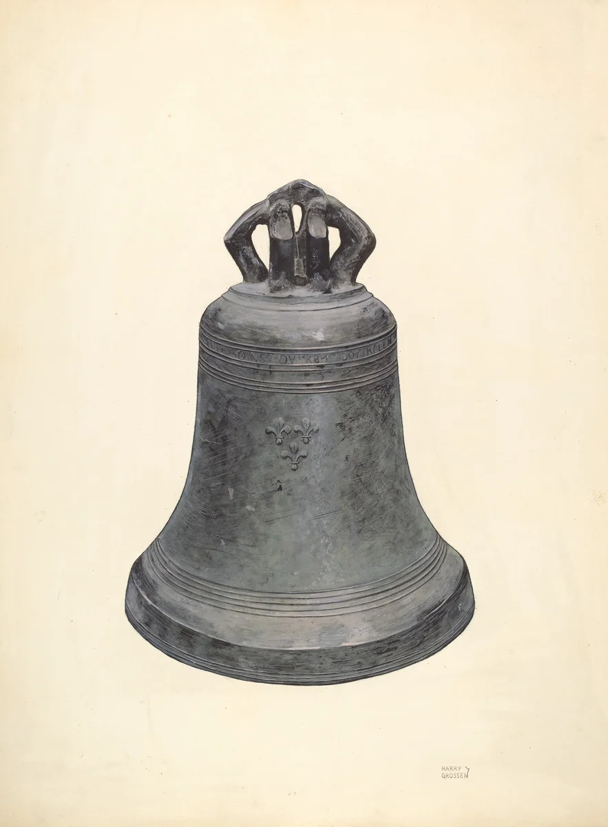 Bell by Harry Grossen, index of american design, 1937