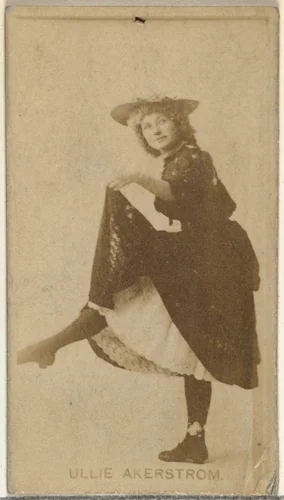 Ullie Akerstrom, from the Actors and Actresses series (N145-8) issued by Duke Sons & Co. to promote Duke Cigarettes by W. Duke, Sons & Co., photograph, 1890-1895
