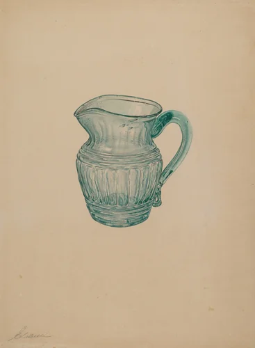 Creamer by Giacinto Capelli, index of american design, 1937
