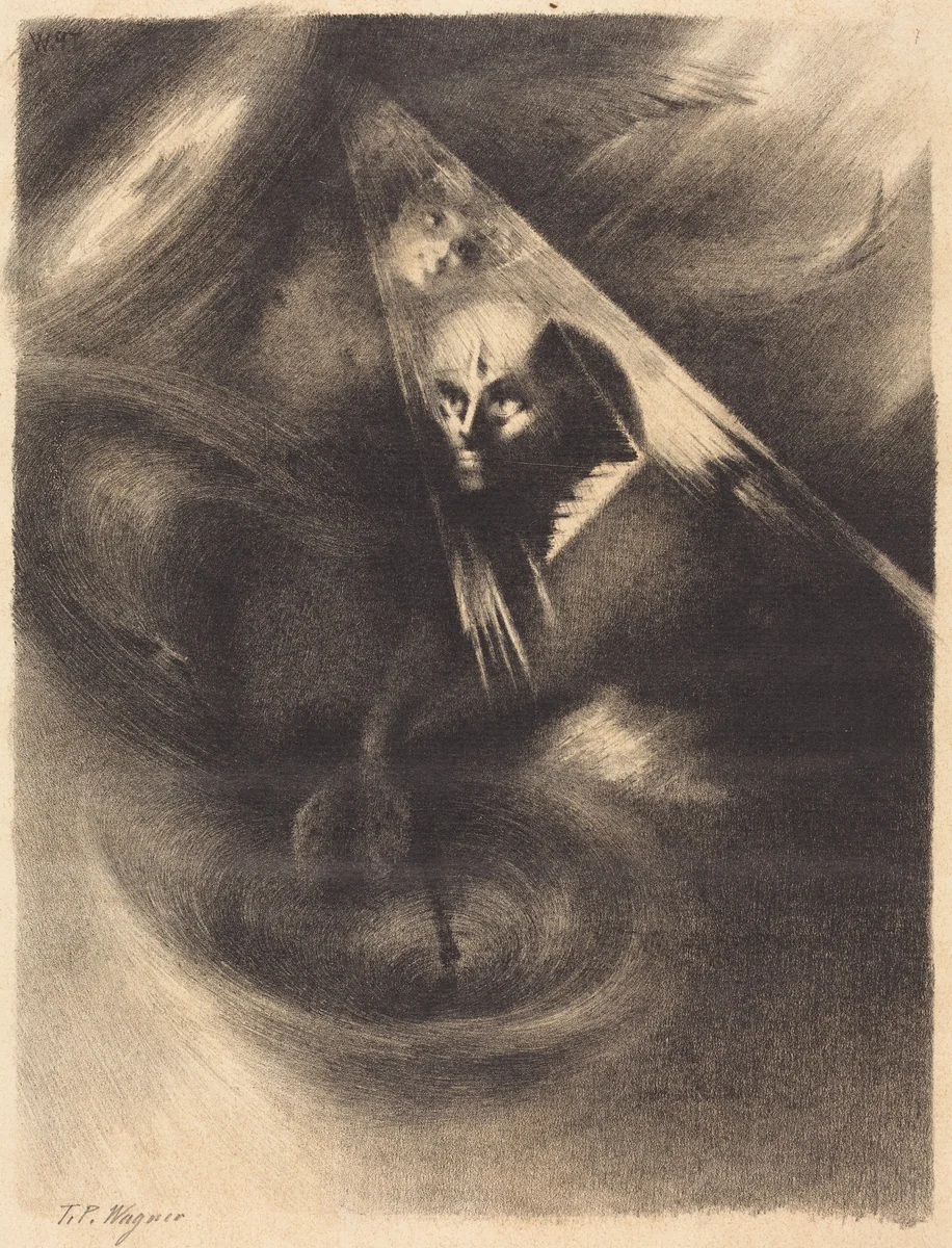 Dream (Rêve) by Théo Wagner, print, 1894