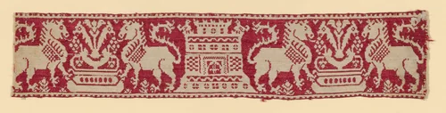 Fragment by Italy, textile, 1601-1625