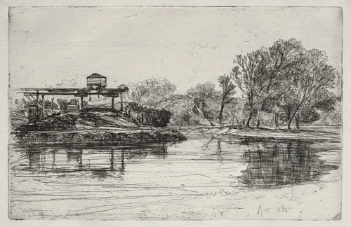 Railway Encroachment by Francis Seymour-Haden, print, 1864