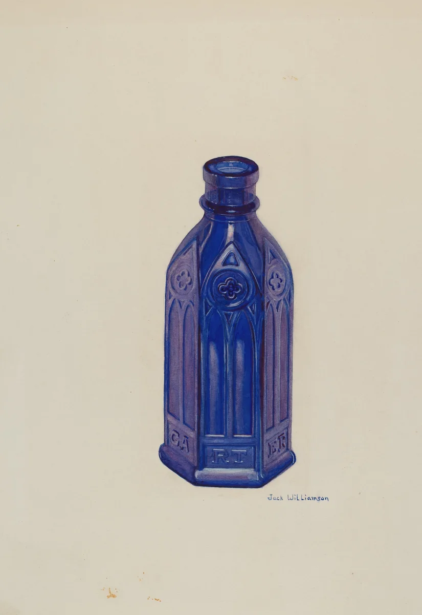Ink Bottle by Jack Williamson, index of american design, 1935-1942