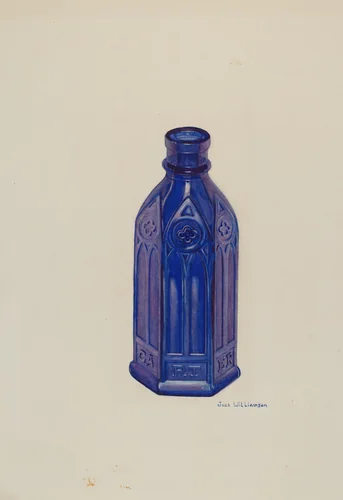 Ink Bottle by Jack Williamson, index of american design, 1935-1942