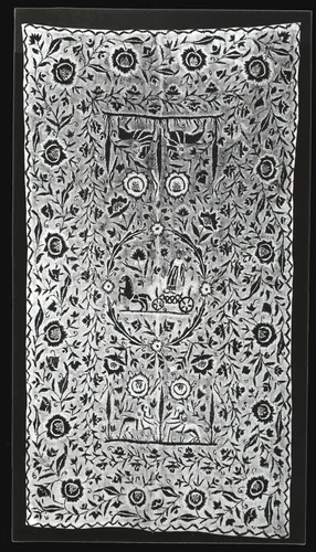 Panel by United States, textile, 1825-1875